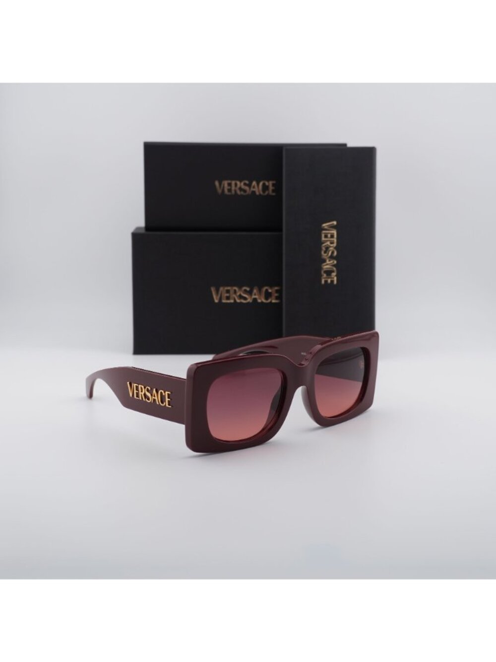 Versace VE4496U 551520 Square Sunglasses – Burgundy / Pink to Violet - Picture 7 of 11
